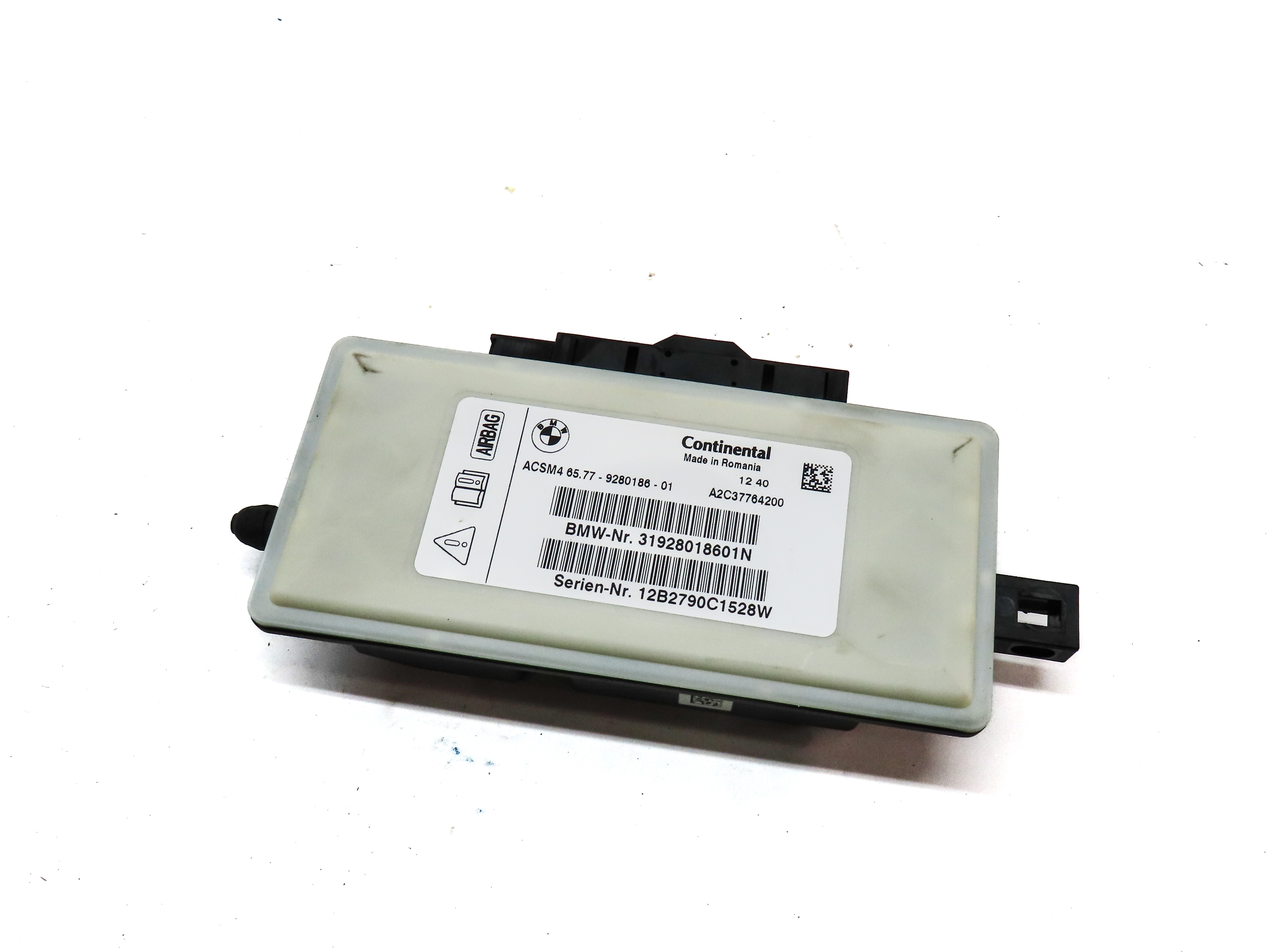 12-21 BMW 2 3 4 5 6 7 X3 X4 X5 X6 (F22 F30 F32 F10 F15 F16 F85) SRS BAG MODULE — exact item pictured